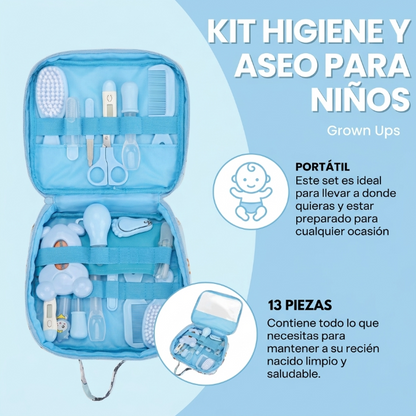 Kit de Higiene Bebé 13 Piezas Creciditos®